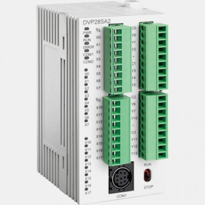 Sterownik PLC 16 wejść binarnych i 12 wyjść tranzystorowych NPN DVP28SA211T Delta Electronics
